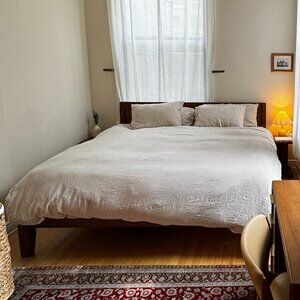 BedThreads Oatmeal Linen Duvet Cover (Queen)